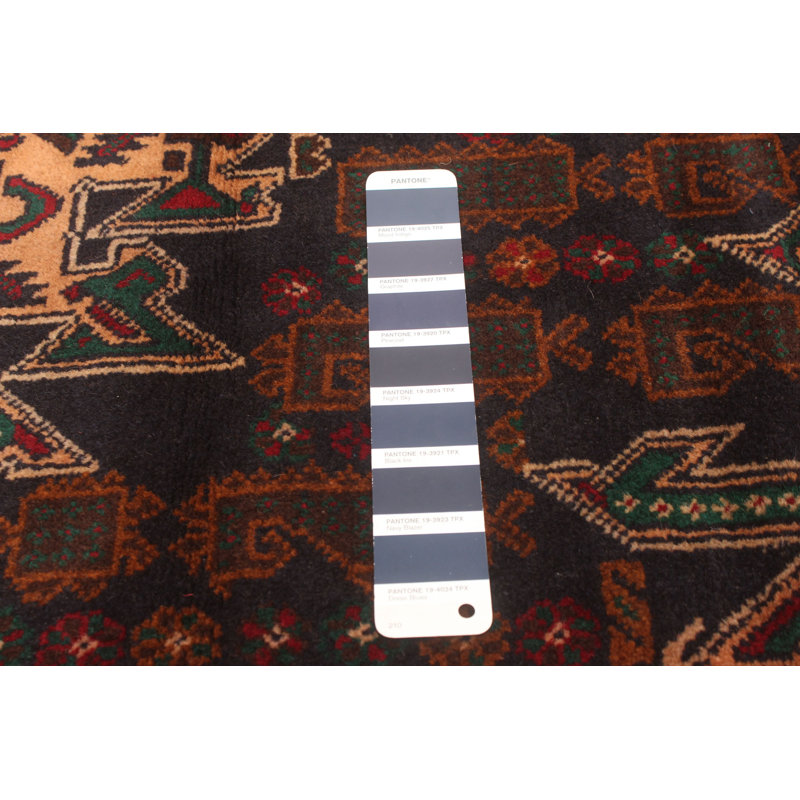 Tapis bleu marine foncé Lynnisha 3 pi 6 po x 6 pi 5 po