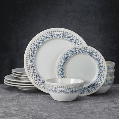 Pfaltzgraff Casey 12-piece Stoneware Dinnerware Set, Service For 4 In Assorted