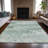 Machine Washable Indoor/Outdoor Xhevrie Mint Rug-112027376