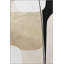 Tapis décoratif moderne à motif abstrait beige-669552810