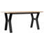 Coffee Table Y-Frame 100X50 Cm Solid Wood Pine And Steel-2102233305