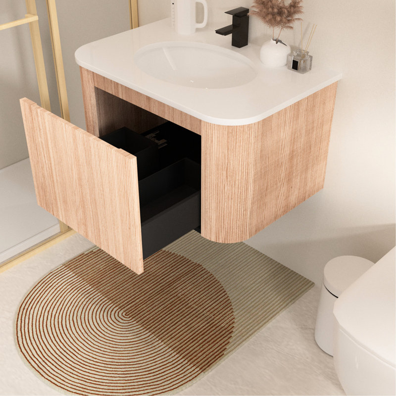 Meuble-lavabo mural flottant 30 po Modern, 30"
