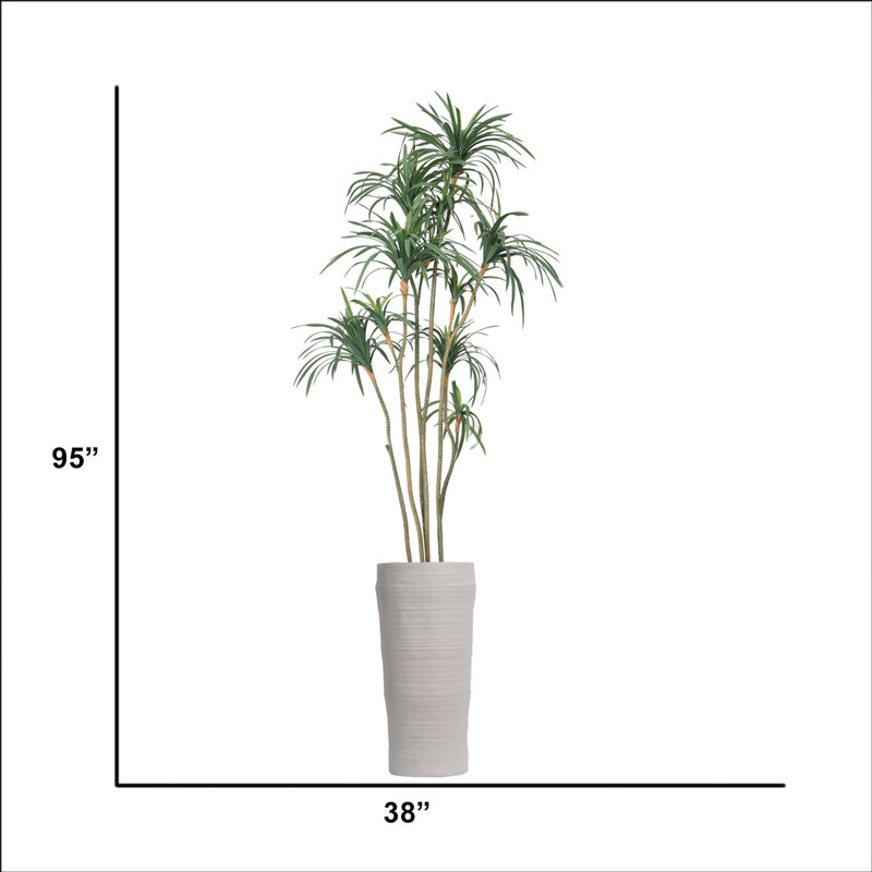 Dragon artificiel 95 "en pot