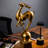 Elegant Decorative Object, Gold Color, 5.9 x 22.4 x 8.3 inches | 100% Polyester, Lightweight & Durable | Perfect for Home Décor, Accent Pieces, and Stylish Displays in Any Room-1381986725