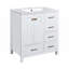 Meuble-lavabo 30 po avec lavabo en céramique-414485445