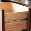 Armoire d'appoint en bois manufacturé noir massif-1674525497