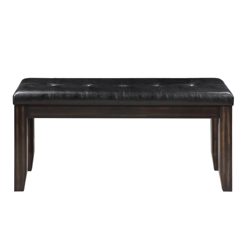 Banc avec coussin touffeté