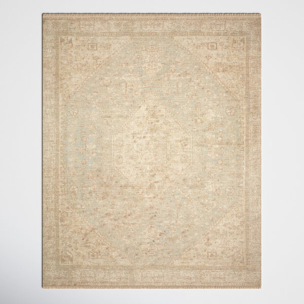 Somona Oriental Flatweave Performance Machine Washable Blue Area Rug Langley Street Rug Size: Rectangle 5' x 7