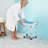 Shower Folding Seat For Wall Mounting, Height-Adjustable Shower Seat, Foldable Shower Seat