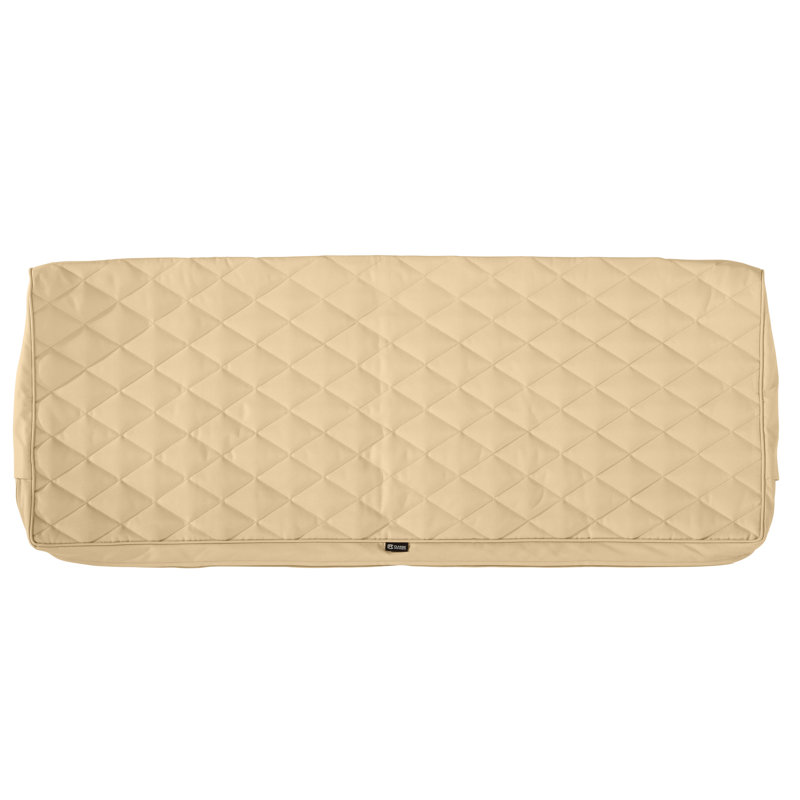 Ayvion Outdoor 3'' Bench Cushion Cover, Chamomile, 3" H x 42" W x 18" D