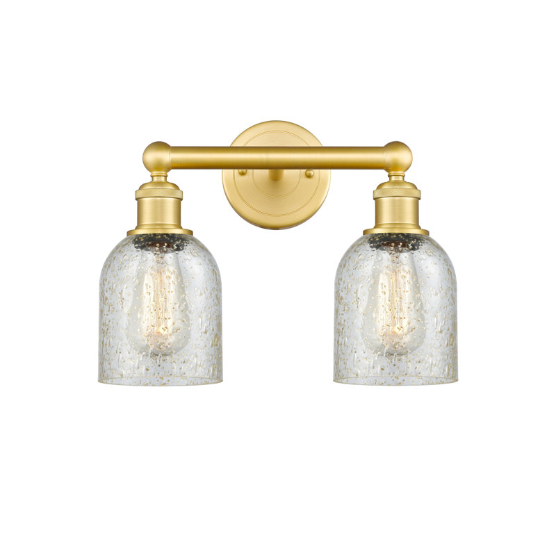 Reiko 2 - Light Dimmable Vanity Light, Mica, Satin Gold