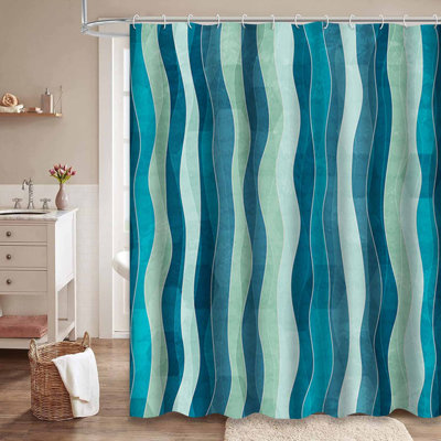 Rideau de douche Abstract Wave