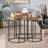 Kenwood Solid Wood Tray Top Nesting Tables