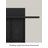 45.67" Black Standard Manufactured Reception Desk