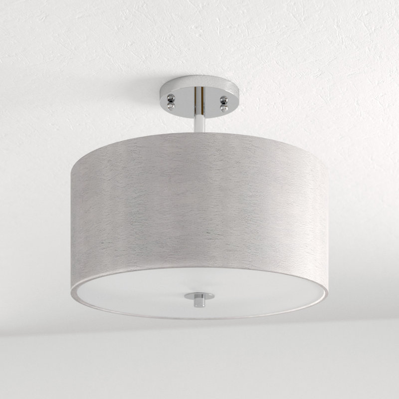 Merrillville Fabric Semi Flush Mount
