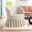 Fauteuil club pivotant rembourré Badri-535075862