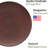 Eugenle Copper and Steel Pedestal Birdbath