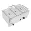 Chauffe-plat électrique avec 3 casseroles