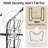 Wall Mounted Kitchen 2-Tier 30-Inch Pan Pot Rack With 8 Secure Lid Holders and 12 Sturdy Hooks