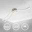 3-Light Semi Flush Mount