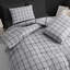 Premium Duvet Cover Set Double Brushed Microfiber Reversible With Zipper Closure & Corner Ties-121870838