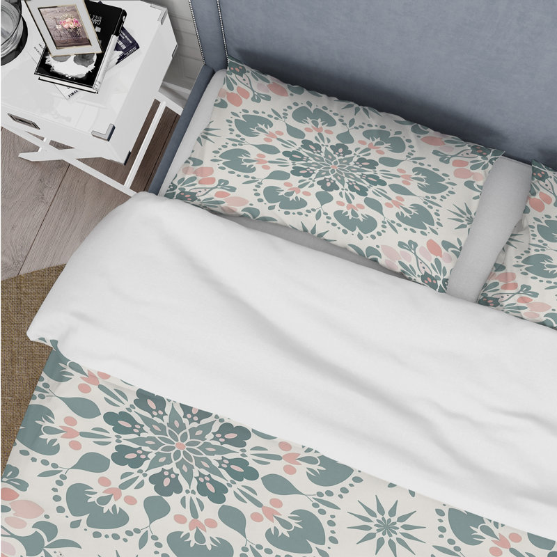 Ensemble de housse de couette Boho, Housse de couette très grand + 2 taies décorativ