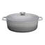 Chasseur French Enameled Cast Iron Oval Dutch Oven, 7.25-Quart, Celestial Grey.-1645831509-1645831513