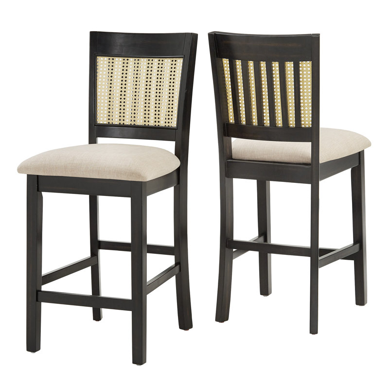 Pulukan 26.32" Counter Stool, Black