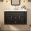 Armoire murale 36 po avec lavabo et tiroirs en céramique, meuble-lavabo simple de style français avec charnières à fermeture douce-149174189-149174192
