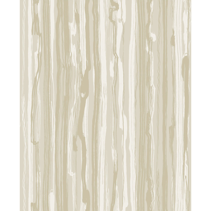 Curio Strand Abstract Wallpaper Roll, Stone