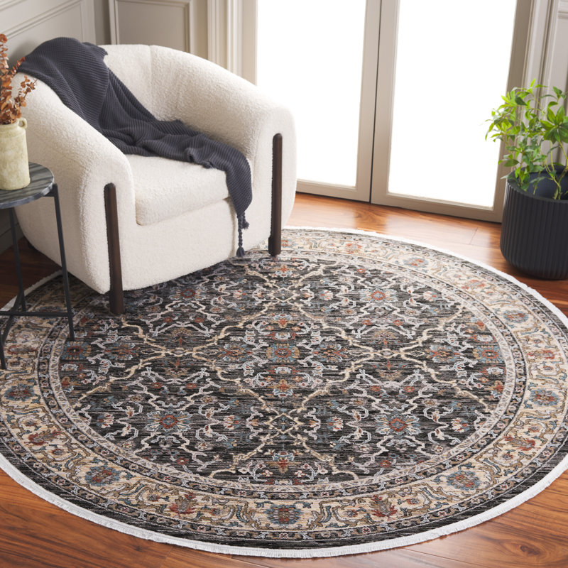 Tapis oriental Salot Performance, Rond 6 pi 7 po