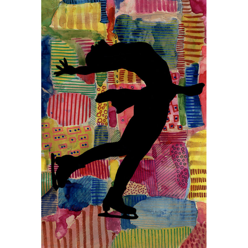 Patchwork Athlète III, H 12 po x l 8 po x P 1,25 po