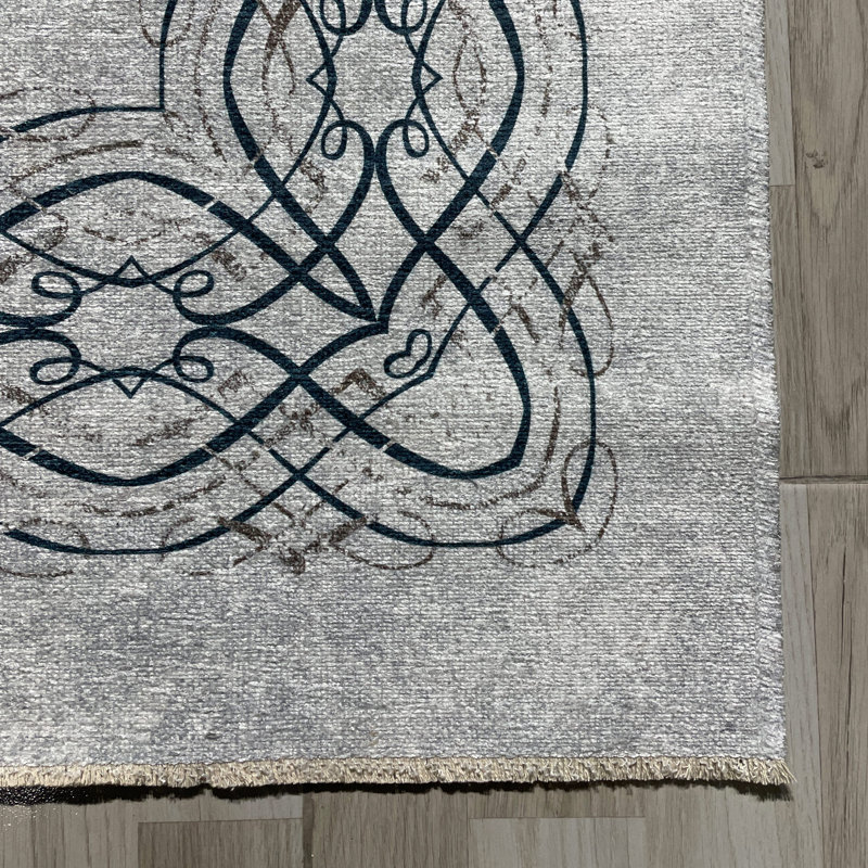 Tapis Zyir avec envers antidérapant, Tapis de couloir 2 pi 8 po x 9 pi 11 po