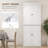 72.5" Freestanding Kitchen Pantry Cabinet, Tall Storage Cabinet With 4 Doors And 2 Adjustable Shelves