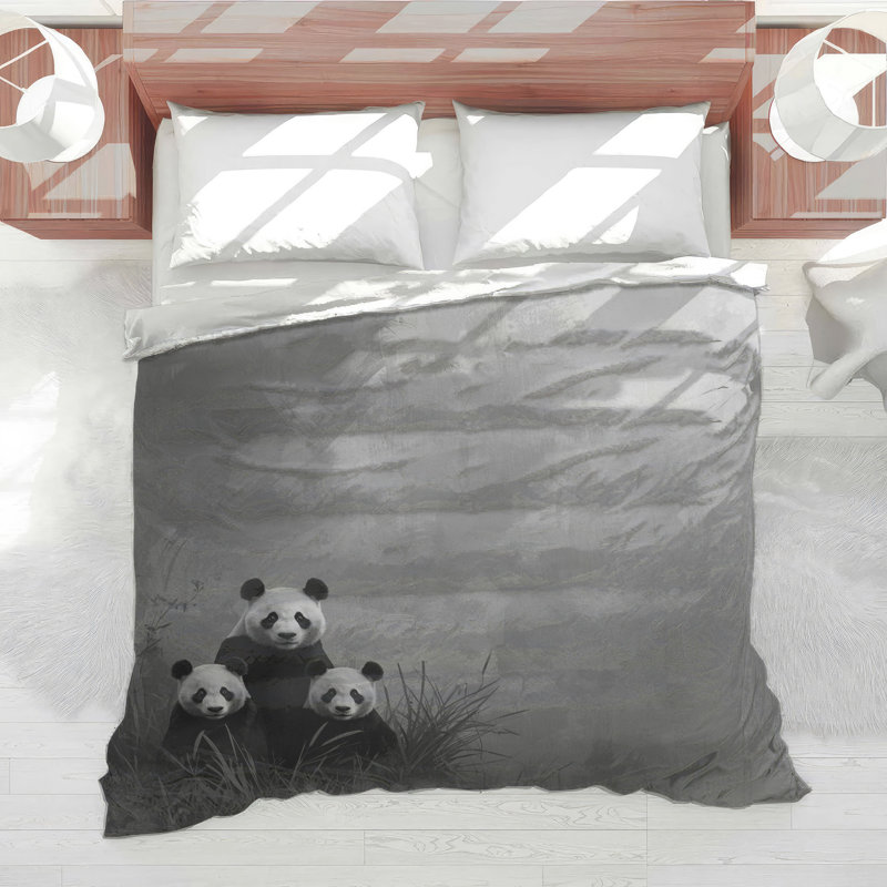 Édredon Family of Giant Pandas, Très grand lit