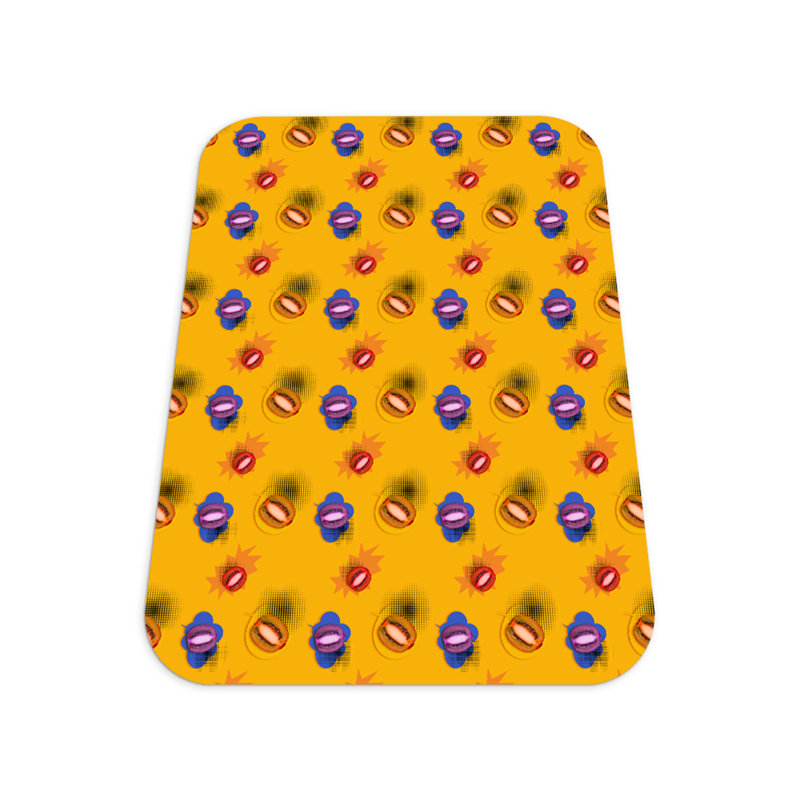 Nandni Hard Floor Rectangular Chair Mat, 70 x 100cm