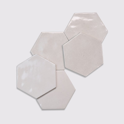 Celine 4 in. x 5 in. Honeycomb Porcelain Tile