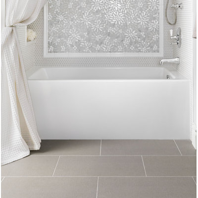 Sydney 66'' x 32'' Whirlpool Acrylic Bathtub