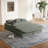 Foldable Sofa Convertible Sleeper Foam Sofa Bed-1967298567