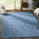 Colon Hooked Navy Indoor/Outdoor Rug