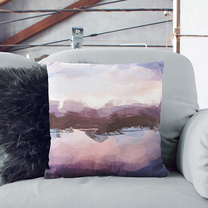 Abstract Square Cushion, 40cm H x 40cm W x 15cm D