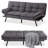 George Oliver & Unia ！！ Futon Sofa Bed with Adjustable Armrests & Backrests - 2.5" Plush Memory Foam, 15-Min Assembly, Compact Space Hero-730439346