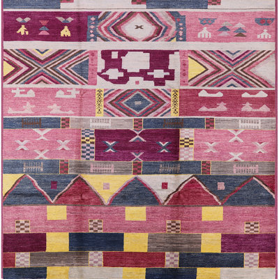 Tapis rose / bleu Winnsboro