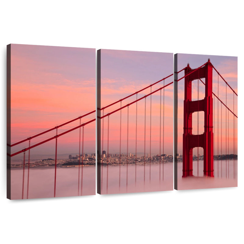 Lilie Dusky Golden Gate Bridge, H 32 po x l 50 po