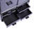 4-Piece Plastic Cosmetics Storage Rack Transparent
