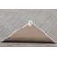 Tapis gris cendré touffeté à la main à motif de chevrons-1232107224