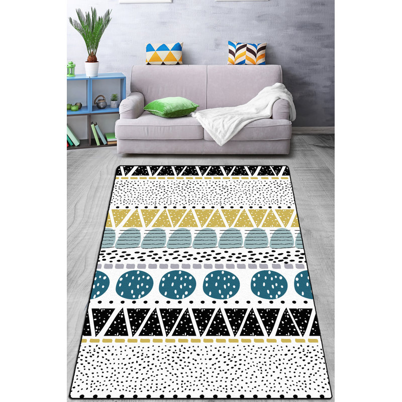 High-Quality Hall Carpet, 31.5 x 39.4 inches | 100% Polyester, Total Thickness: 0.39 inches | Antibacterial, Non-Slip Underside, Machine Washable | Perfect for Living Room & Entryway Décor