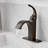 High Arc Oil Rubbed Bronze Single Hole Bathroom Faucet Single-handle Bathroom Faucet