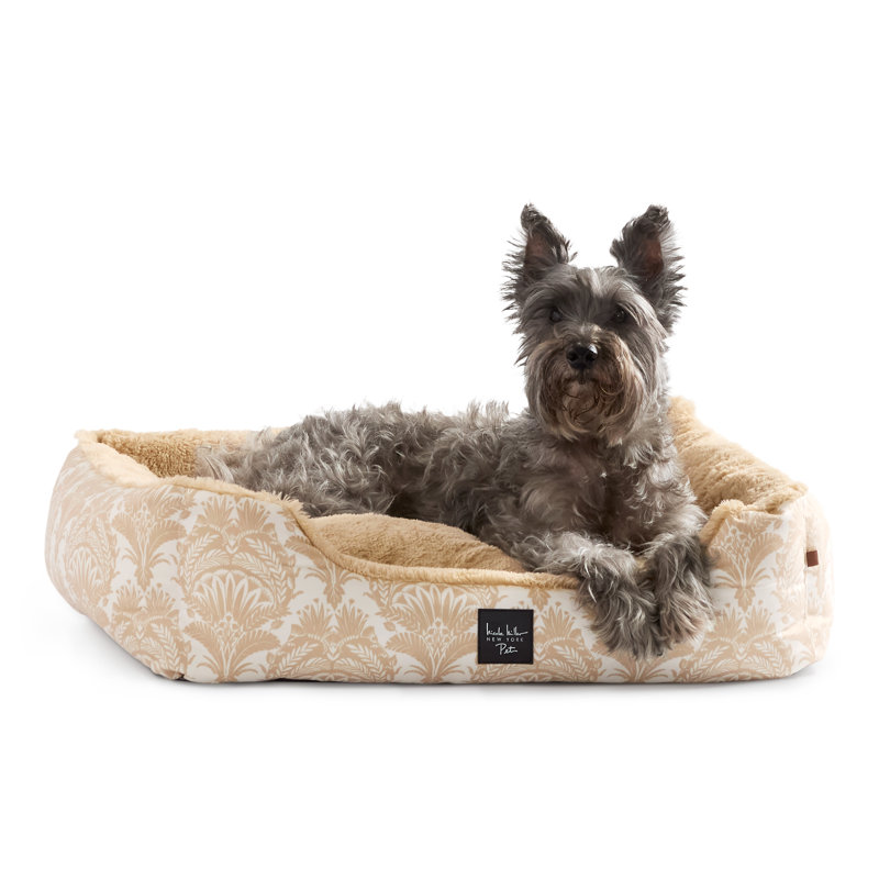 NICOLE MILLER New York Pet Lit pour animal de compagnie, Taupe, H 7,09 po x l 6,3 po x P 23,5 po