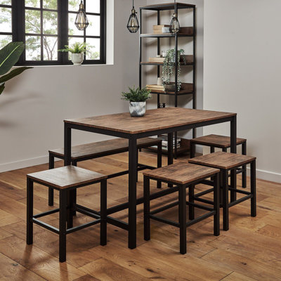 Alodie 4 - Person Dining Set